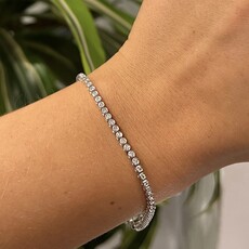 KENSINGTON White Gold Arwen Diamond Tennis Bracelet 1.01ct