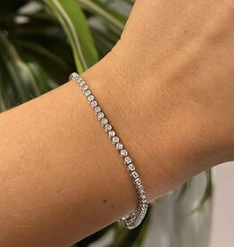 KENSINGTON White Gold Arwen Diamond Tennis Bracelet 1ct