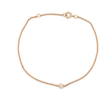 LILA Rose Gold North Star Diamond Bracelet   0.10 ct