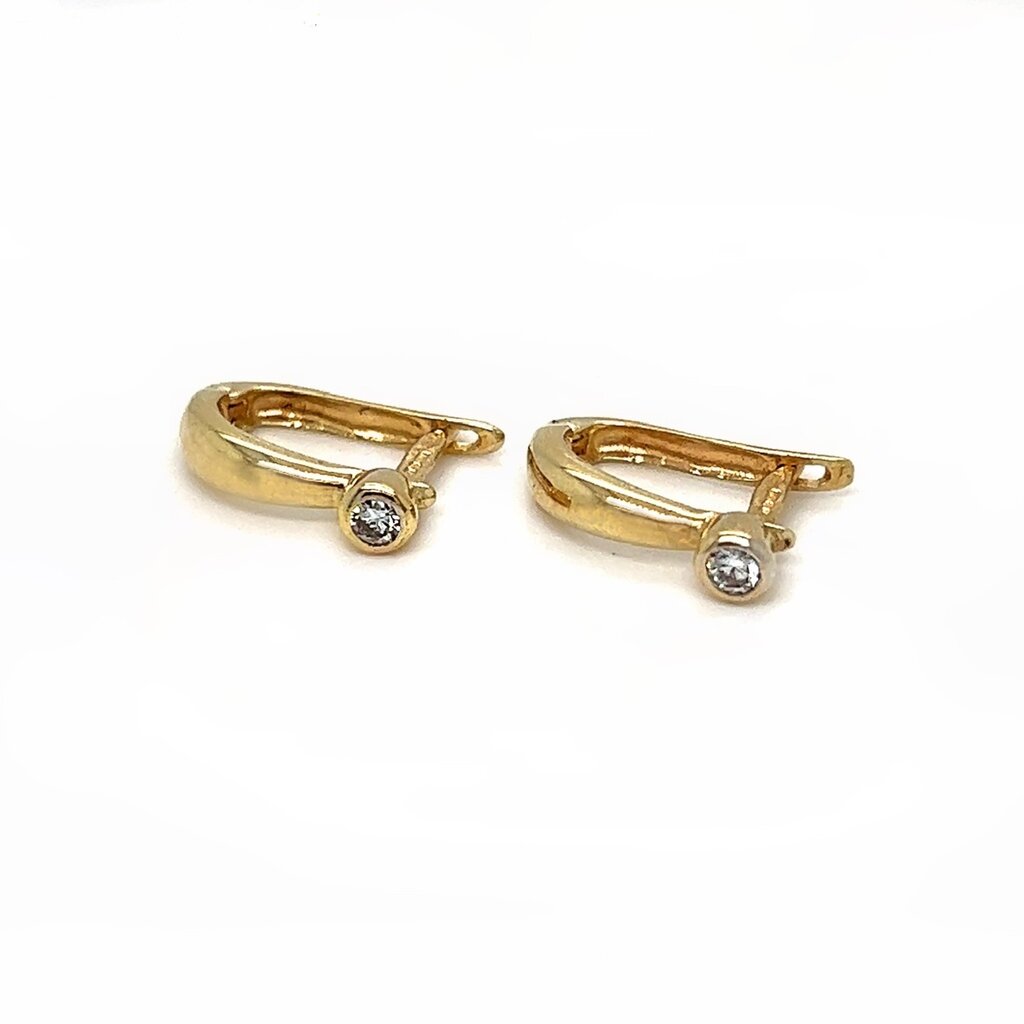 KENSINGTON Gold Diamond Harriet Hoop Earrings