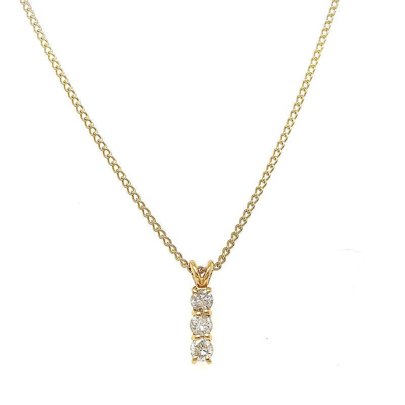 KENSINGTON Gold Diamond Ottilie Necklace