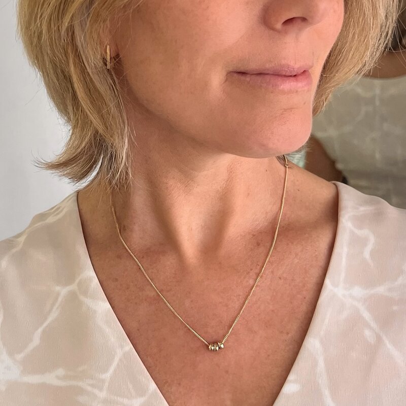 Sunrise Trinity Sophia Necklace