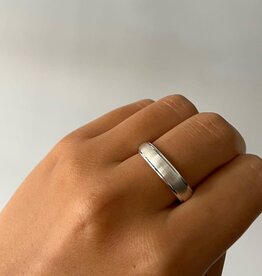METRO Silver 5mm Tyrion Ring size S