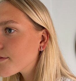 GATSBY Gold Diamond Hazel Hoop Earrings 0.50ct
