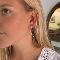 Silver Belle Drop Earrings