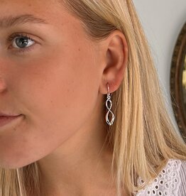 Silver Elena Drop Earrings