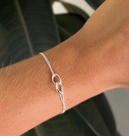 DARCY White Gold Eternity Bracelet