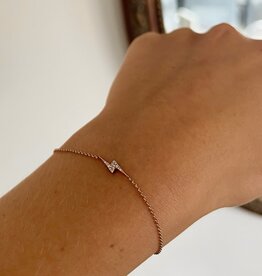 OCEANIA Rose Gold Hera Diamond Bracelet