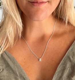 KENSINGTON Silver Petite Bolt Necklace