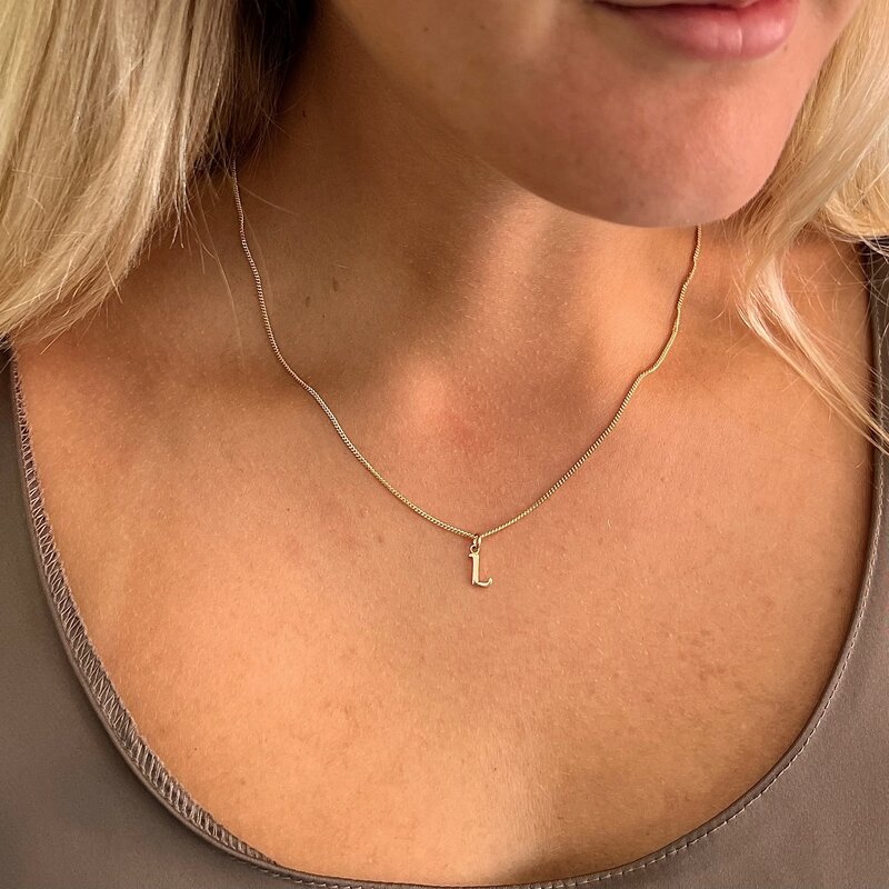 DARCY Gold Initials Necklace
