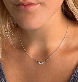 BLOSSOM White Gold Izzie Diamond Necklace