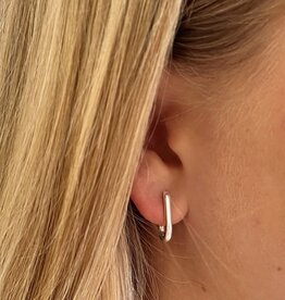 Silver Liv Hoop Earrings