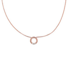 BLOSSOM Gold Diamond Phoebe Necklace