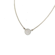 Silver Shimmer Sol Necklace