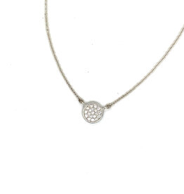 Silver Shimmer Sol Necklace