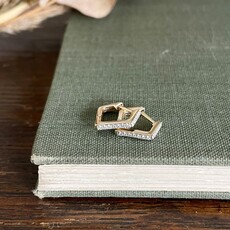 KENSINGTON Gold Gemma Diamond Huggies Earrings