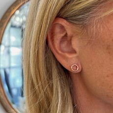 BLOSSOM Rose Gold Diamond Phoebe Earrings