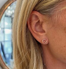 BLOSSOM Rose Gold Diamond Phoebe Earrings