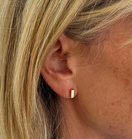 KENSINGTON Gold Bolt Earrings
