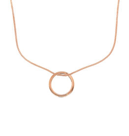 KENSINGTON Rose Gold Ring of Love Necklace
