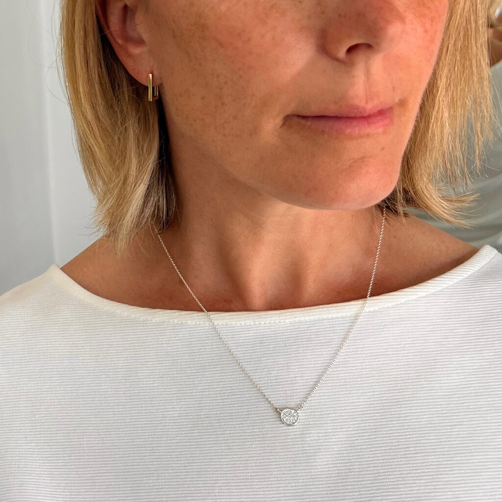 Silver Shimmer Sol Necklace