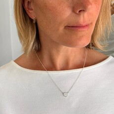 Silver Shimmer Sol Necklace