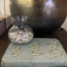 Gold Willow Hoop Earrings