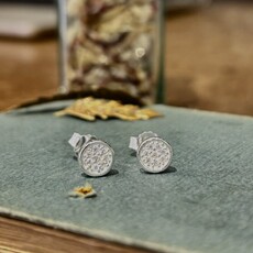Silver Shimmer Sol Earrings