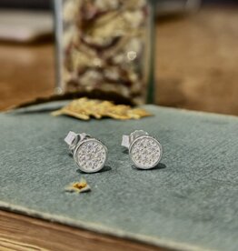 Silver Shimmer Sol Earrings