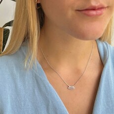 BLOSSOM White Gold Mazarae Diamond Necklace
