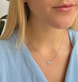 BLOSSOM White Gold Mazarae Diamond Necklace