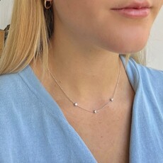 BLOSSOM White Gold Isla Diamond Necklace
