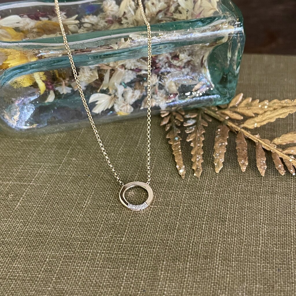 BLOSSOM Gold Diamond Phoebe Necklace