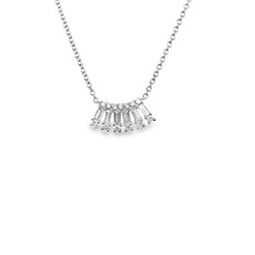BLOSSOM White Gold Mazarae Diamond Necklace