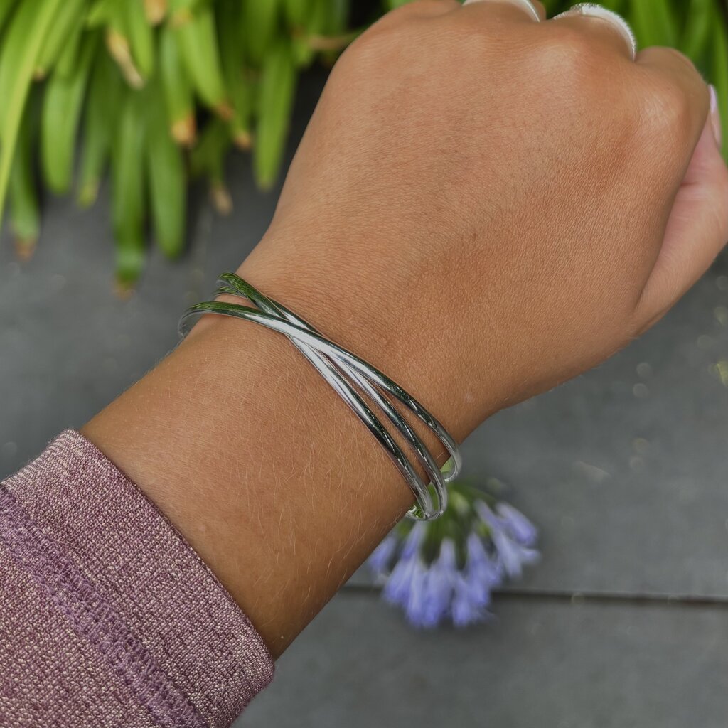 Sterling Silver Monro Bangle