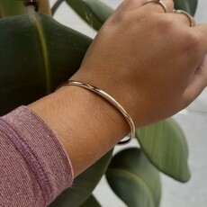 KENSINGTON Rose Gold Elipse Bangle