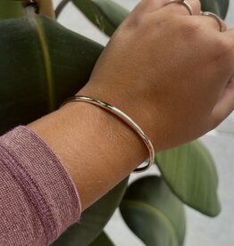 KENSINGTON Rose Gold Elipse Bangle