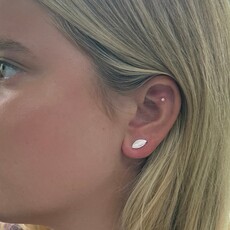 Silver Limone Leaf Earrings