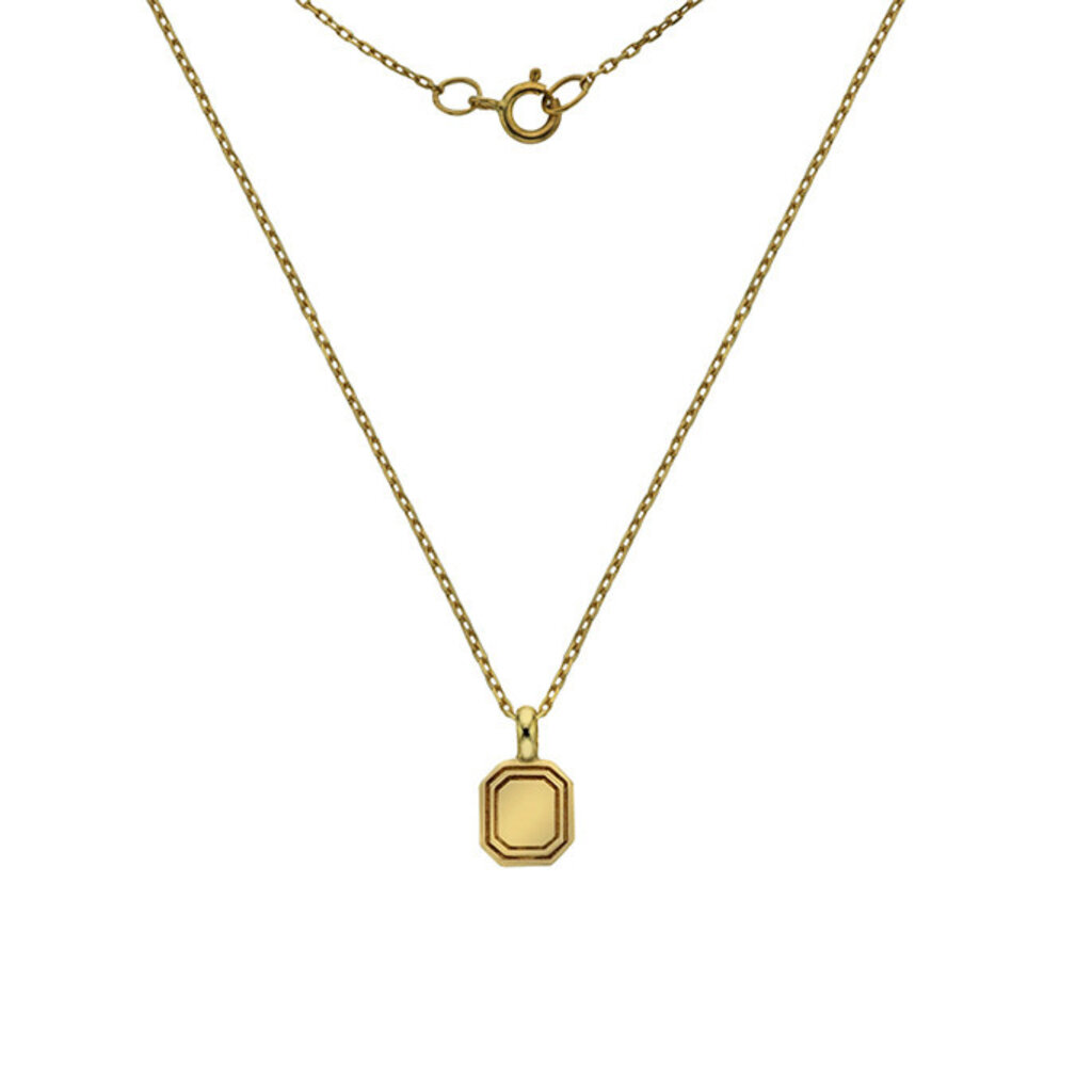Gold Monroe Portrait Necklace