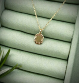 Gold Monroe Portrait Necklace