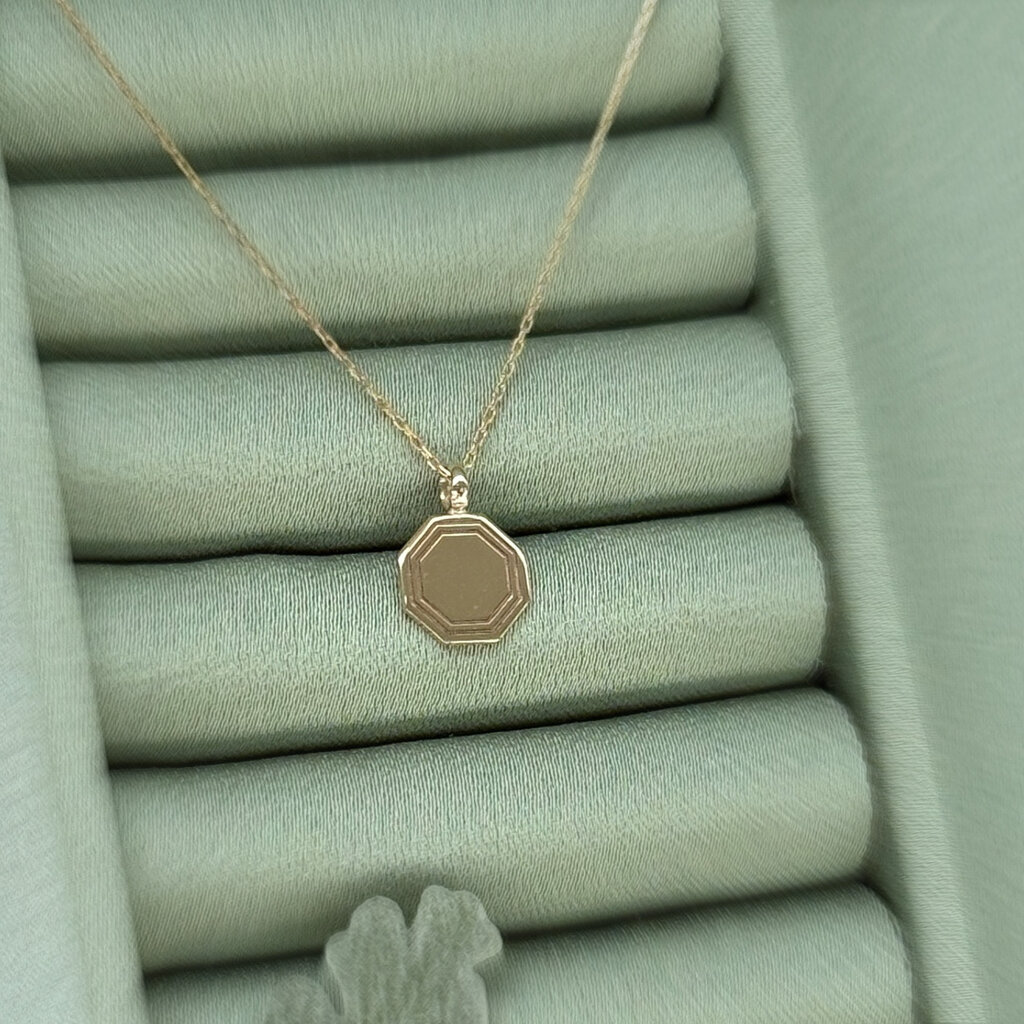 Gold Monroe Octa Necklace