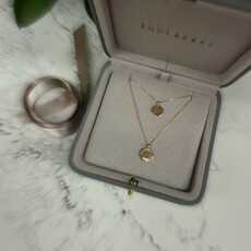 Gold Monroe Circular Necklace