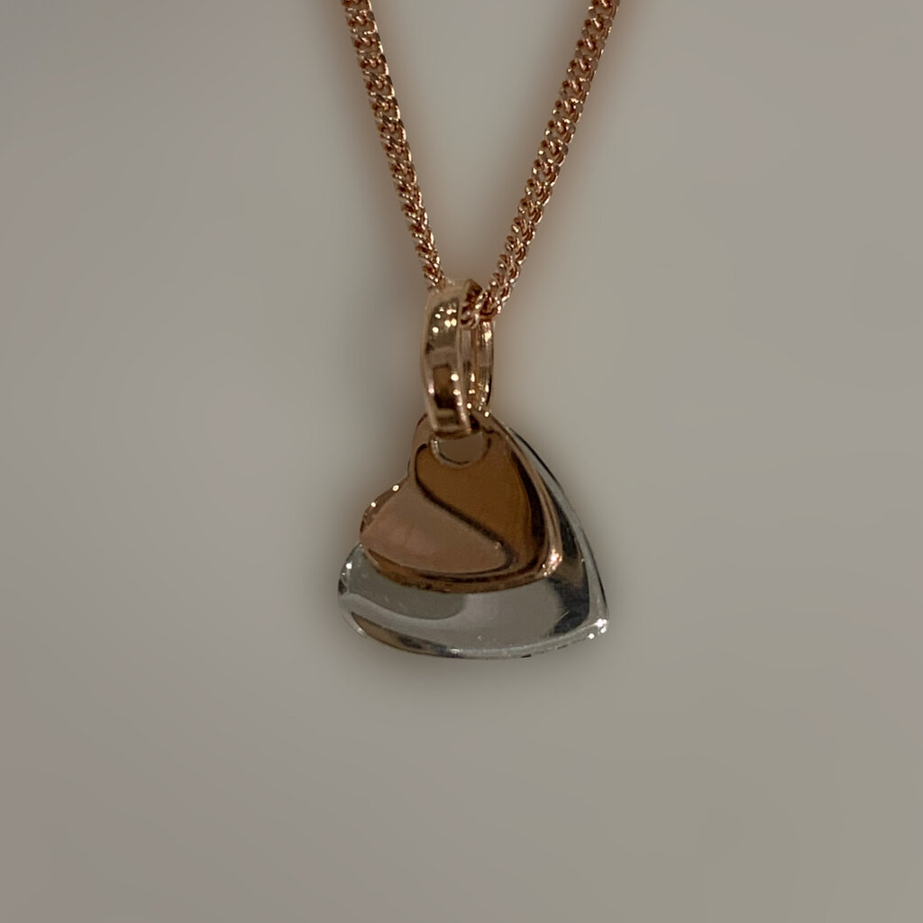 DARCY Rose Gold and Silver Butterfly Necklace