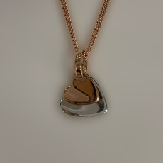 DARCY Rose Gold and Silver Butterfly Necklace