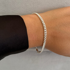 METRO Bold Silver heavy chain Bracelet