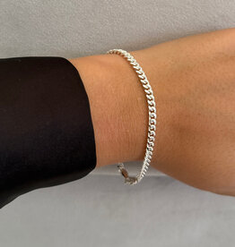 METRO Bold Silver heavy chain Bracelet