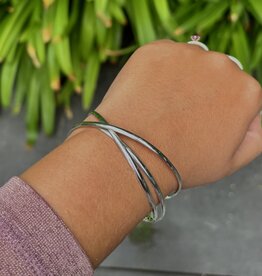 Sterling Silver Monro Bangle
