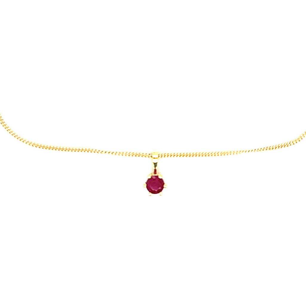 OCEANIA Gold Margot Ruby Necklace