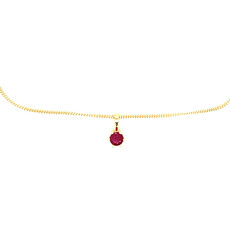 OCEANIA Gold Margot Ruby Necklace