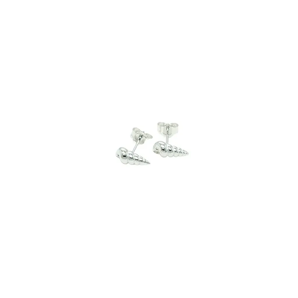 OCEANIA Silver Seashell Earrings